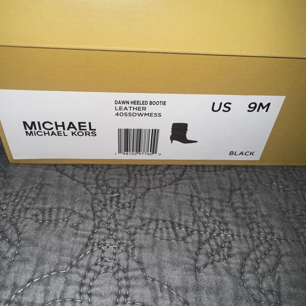 Michael Kors Black Heeled Boots
